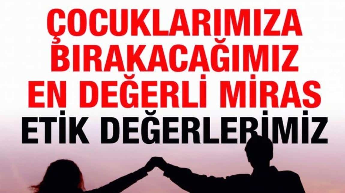 25-31 Mayıs Etik Haftası Kutlu Olsun